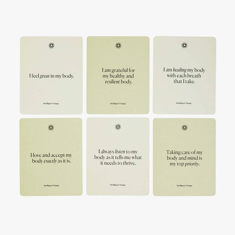 Intelligent Change Mindful Affirmations Display Cards | Health & Wellbeing