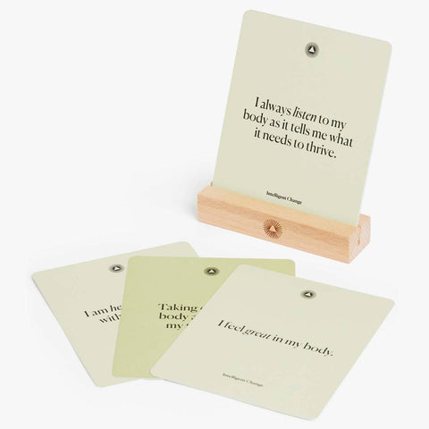Intelligent Change Mindful Affirmations Display Cards | Health & Wellbeing