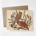 Jessica Roux Illustration Wintery Cardinals Greeting Card