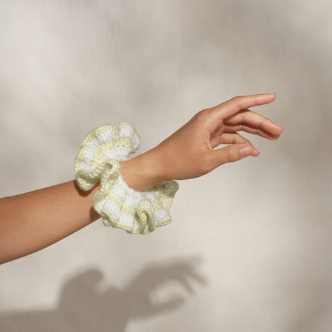Kitsch Crochet Scrunchie | Butter Yellow