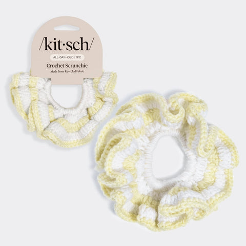 Kitsch Crochet Scrunchie | Butter Yellow