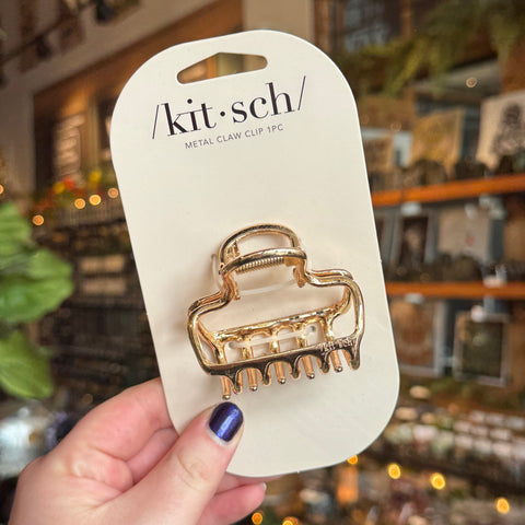 Kitsch Metal Claw Clip | Gold