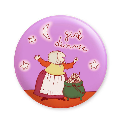 Krystan Saint Cat Girl Dinner Magnet