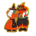 Krystan Saint Cat Soup Season Glitter Sticker