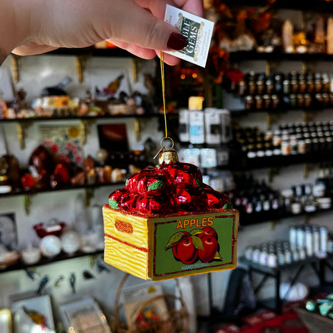 Kurt S. Adler, Inc. Apple Box Ornament