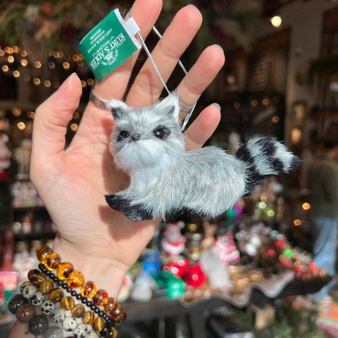 Kurt S. Adler, Inc. Furry Raccoon Ornament