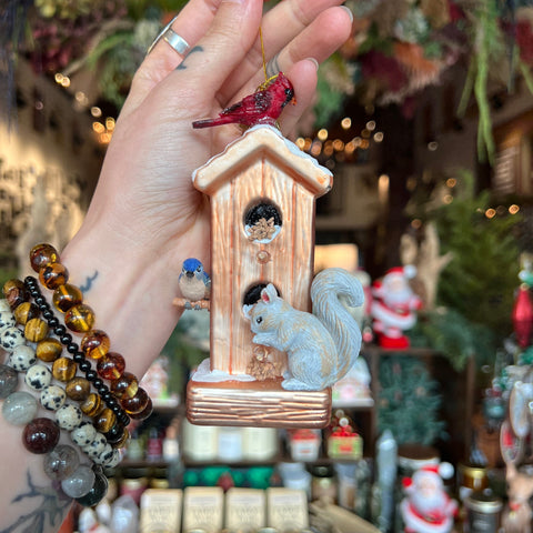 Kurt S. Adler, Inc. Glass Bird Feeder Ornament