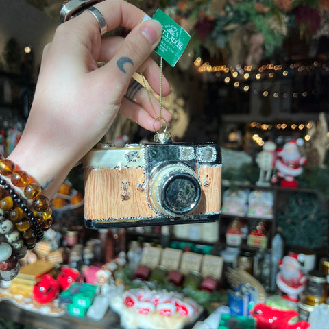 Kurt S. Adler, Inc. Glass Camera Ornament