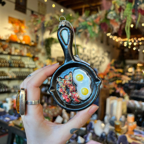 Kurt S. Adler, Inc. Glass Frying Pan Ornament