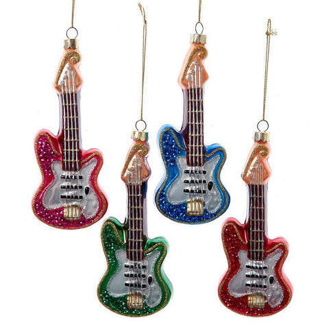 Kurt S. Adler, Inc. Glass Guitar Ornament