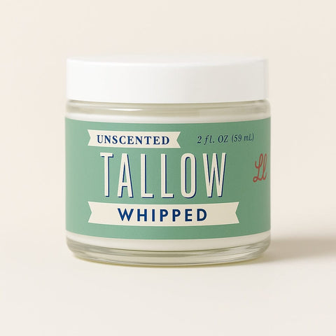 Lady May Tallow Unscented Whipped Tallow Moisturizer | 2 oz