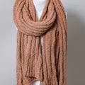 Leto Accessories Comfy Boucle Scarf | Clay