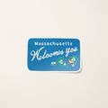 Little Something Co. Massachusetts Sign Sticker