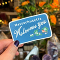 Little Something Co. Massachusetts Sign Sticker