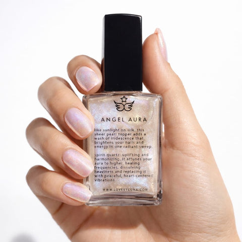 Love By Luna Crystal Nail Polish | Angel Aura