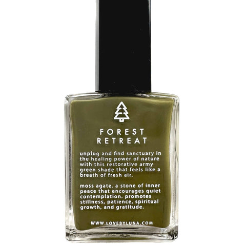 Love By Luna Crystal Nail Polish | Forest Retreat