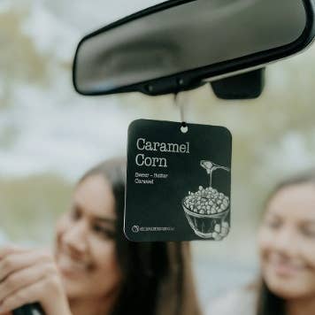 Milkhouse Candle Company Caramel Corn Car Freshener | Sugar & Butter & Caramel