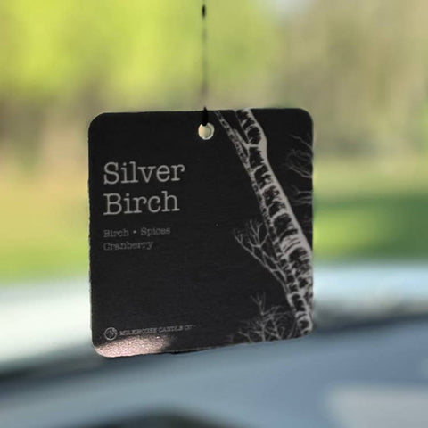 Milkhouse Candle Company Silver Birch Car Freshener | Evergreen & Birch & Warm Spice