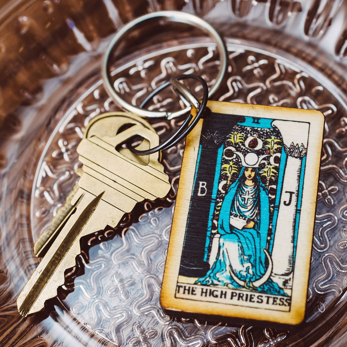 Most Amazing The High Priestess Tarot Keychain