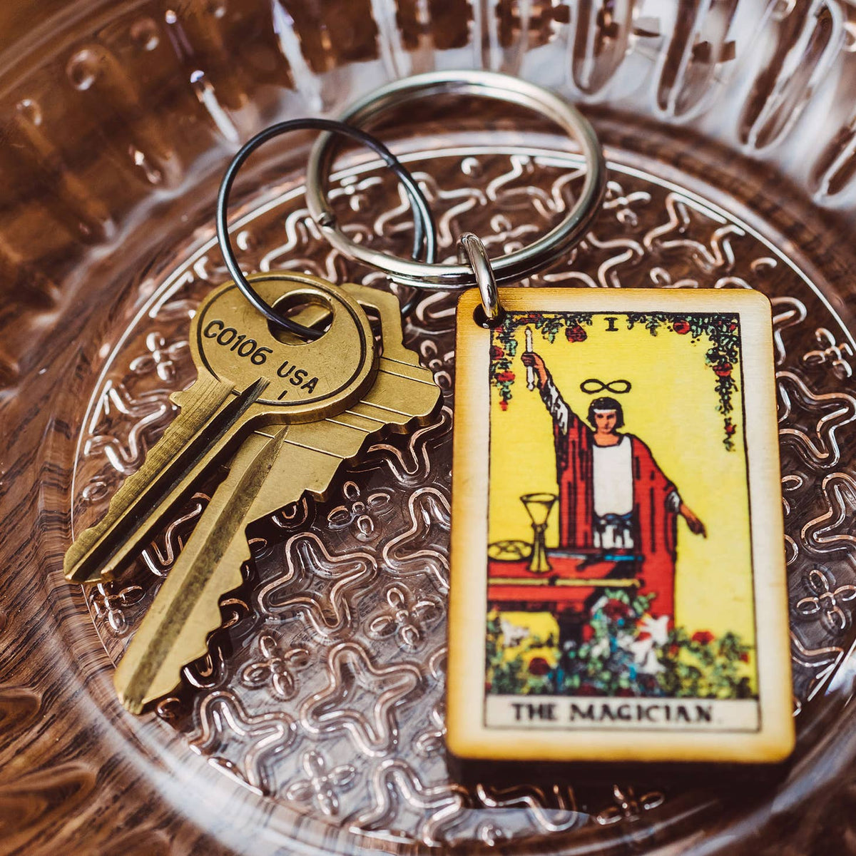 Most Amazing The Magician Tarot Keychain
