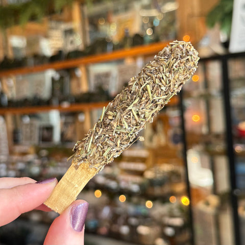 NAI Hand-Rolled Palo Santo Stick with Rosemary
