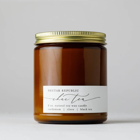 Nectar Republic Chai Tea Jar Candle