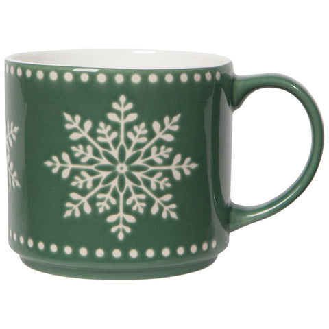 Now Designs by Danica Snowflake Stacking Mug