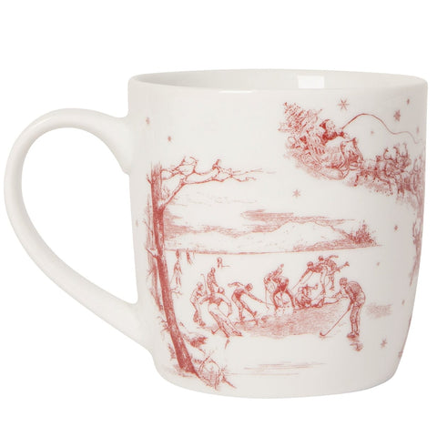 Now Designs by Danica Winter Toile Porcelain Mug