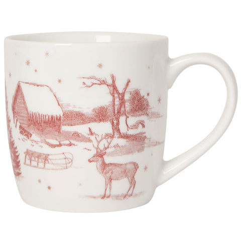 Now Designs by Danica Winter Toile Porcelain Mug