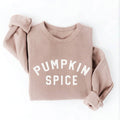 Oat Collective S / Tan Pumpkin Spice Graphic Sweatshirt