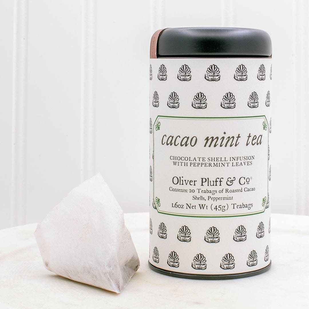 Oliver Pluff &amp; Co Cacao Mint Teabags