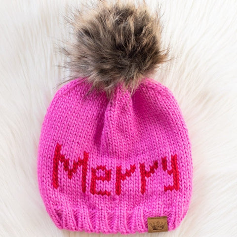 Panache Apparel Merry Pom Hat | Pink