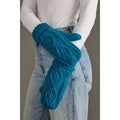 Panache Apparel Cable Knit Mittens | Sapphire Blue