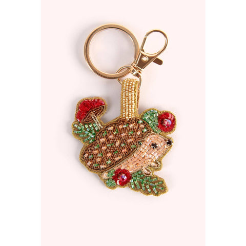 Powder Design Hedgehog Keychain