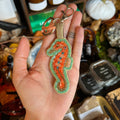 Powder Design Sparkling Seahorse Keychain