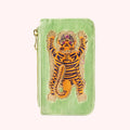 Powder Design Tiger Velvet Card Holder