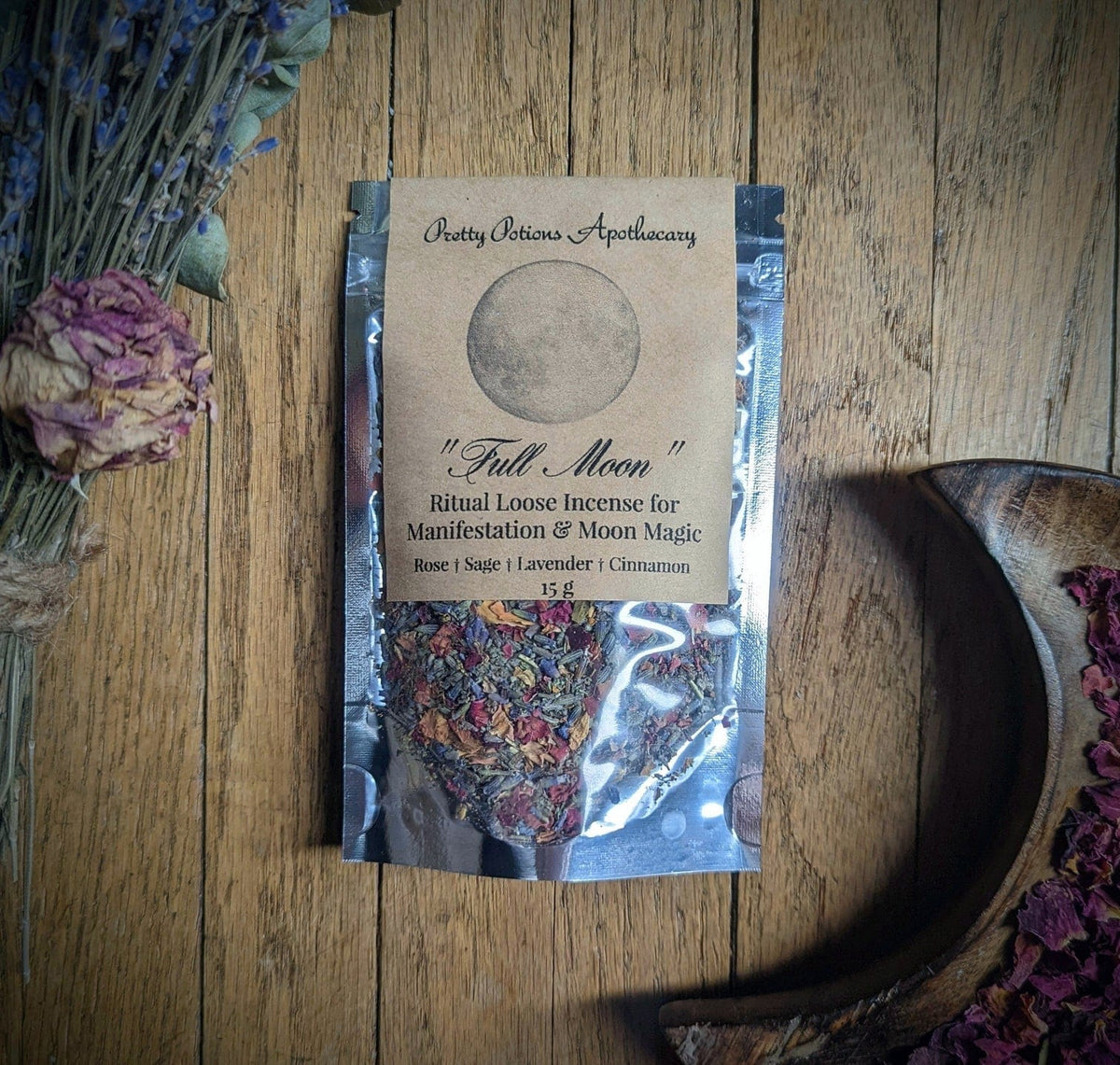 Pretty Potions Apothecary Full Moon Loose Incense