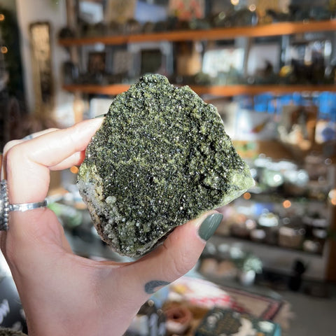 Epidote | Quartz "Quinn"