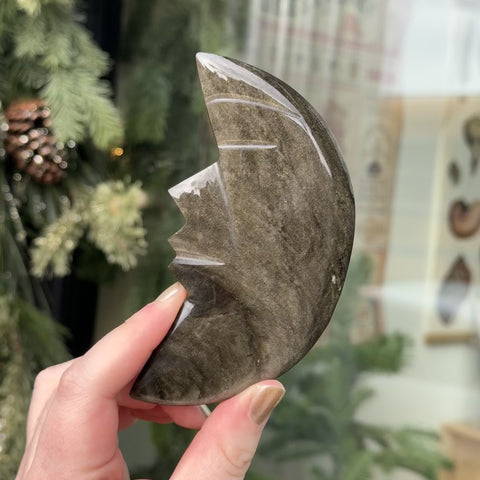 Obsidian Moon Face "Callisto"