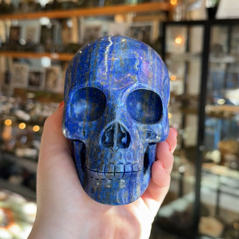 Lapis Lazuli Skull "Dominic"