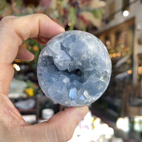 Celestite Sphere "Terry"
