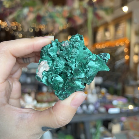Fibrous Malachite "Nicole"