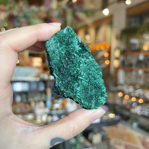 Fibrous Malachite "Mary"