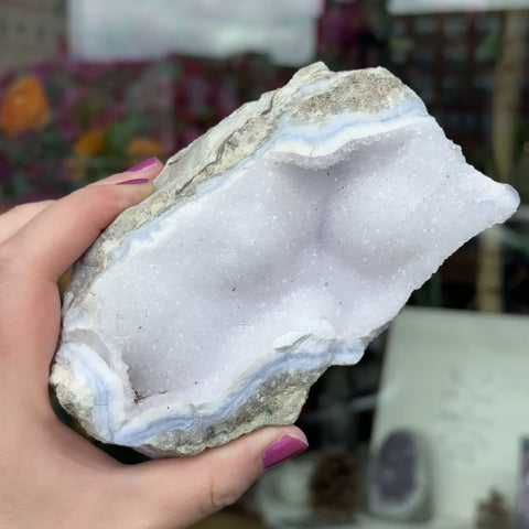 Blue Lace Agate "Chloe"