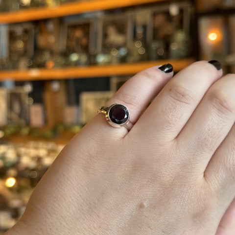 Garnet Ring "Felix" - Size 6