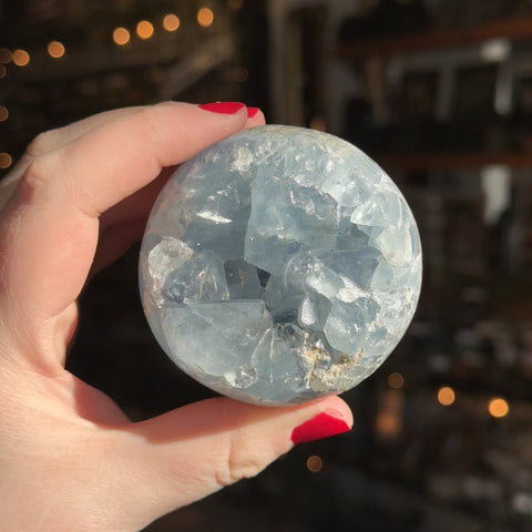 Celestite Sphere "Diane"