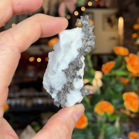 Silver in Calcite "Orion"
