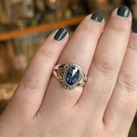 Blue Kyanite Ring "Brooke" - Size 9