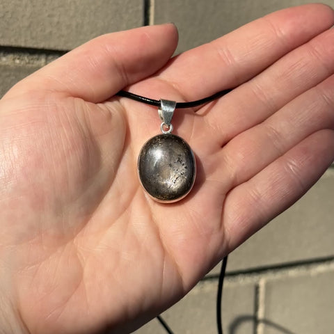 Hypersthene Necklace "Louise"