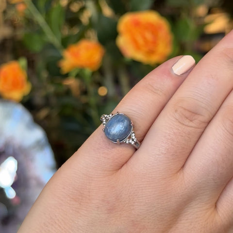 Blue Kyanite Ring "Jessa" - Size 6